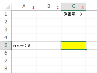 単一セルの選択イメージ画像